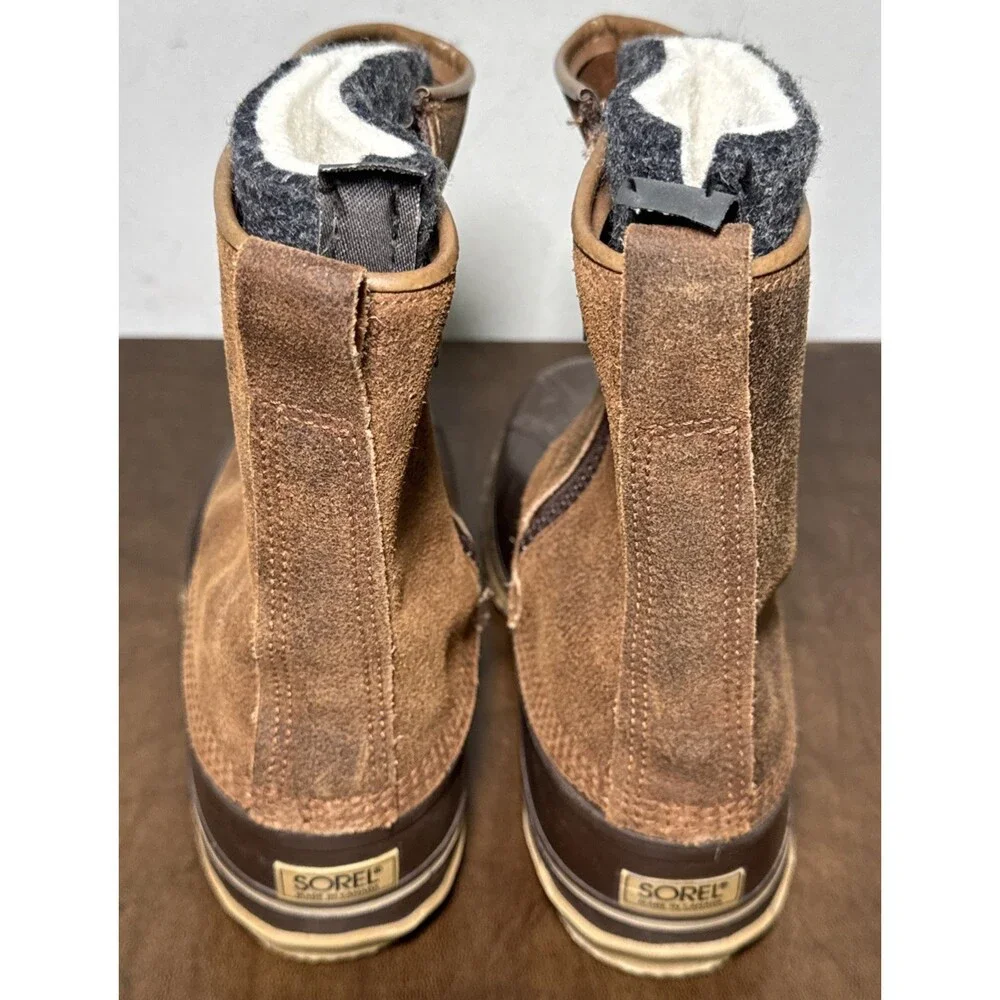 Vintage Sorel Men’s Boots Blackfoot Sz 10 Canada Made w/ Wool Blend Liners